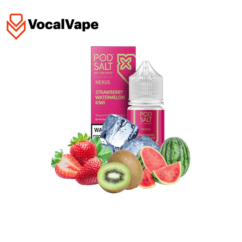 سالت توت‌فرنگی هندوانه - Pod Salt Nexus Strawberry Watermelon Kiwi