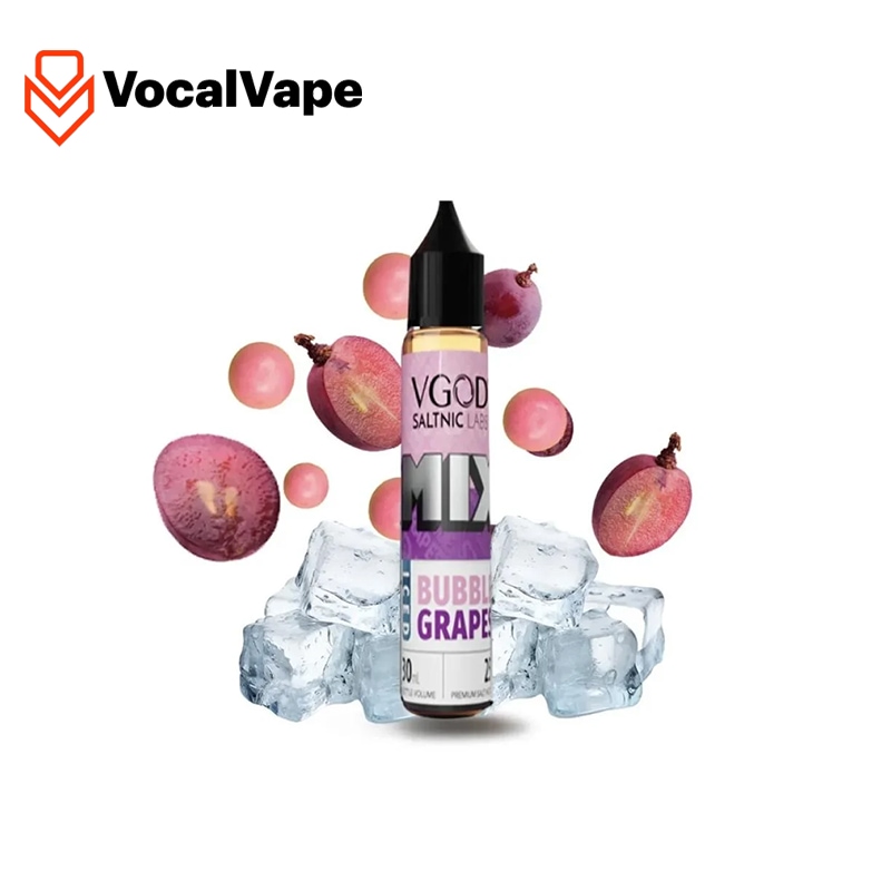 سالت ویگاد آدامس انگور یخ - VGOD MIX ICED BUBBLE GRAPES