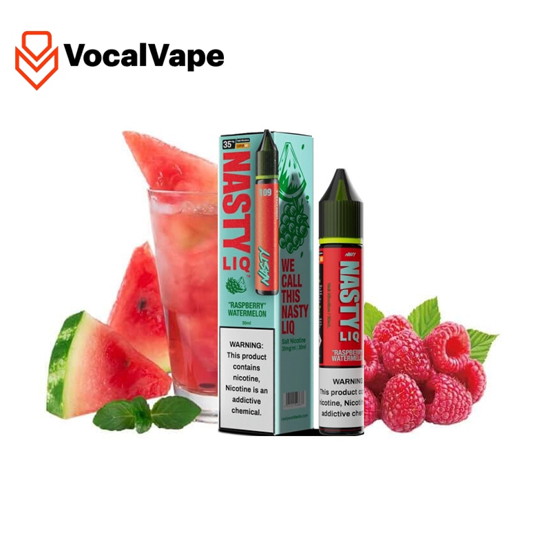 سالت نستی تمشک هندوانه یخ - NASTY LIQ RASPBERRY WATERMELON